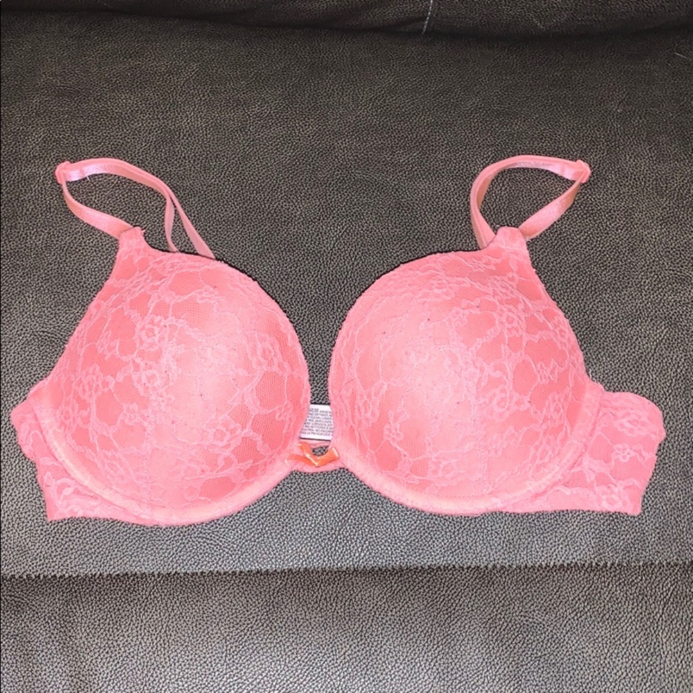 Hot Pink Lace Victoria’s Secret push up bra